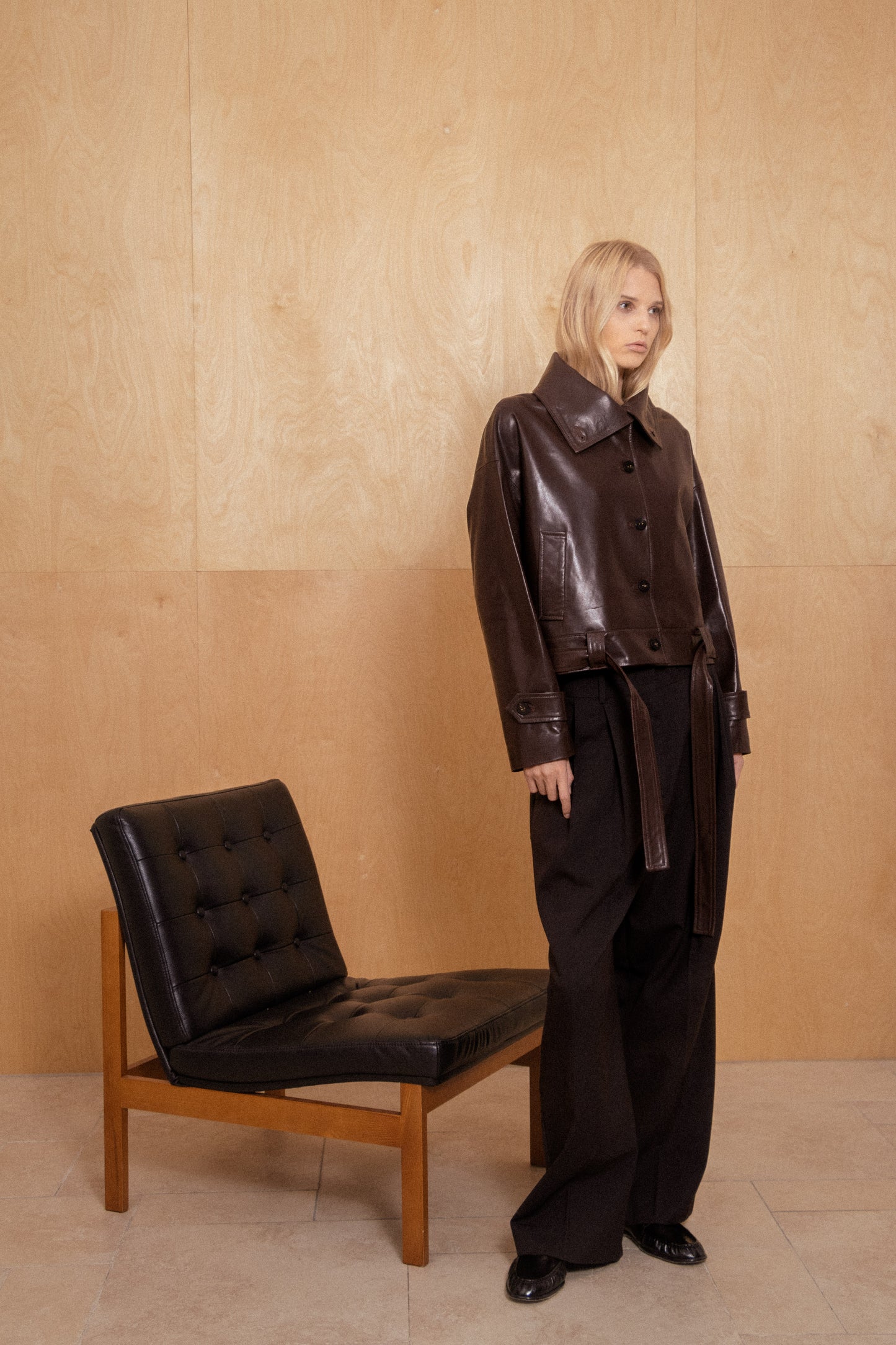 Eleanora Jacket in Leather