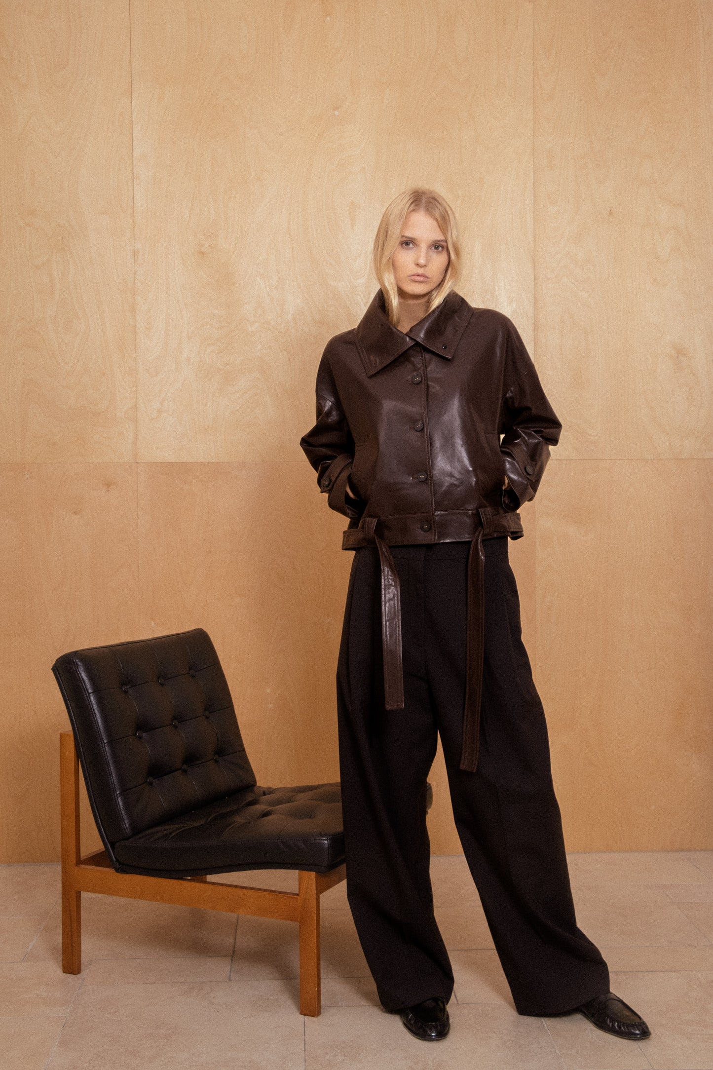 Eleanora Jacket in Leather