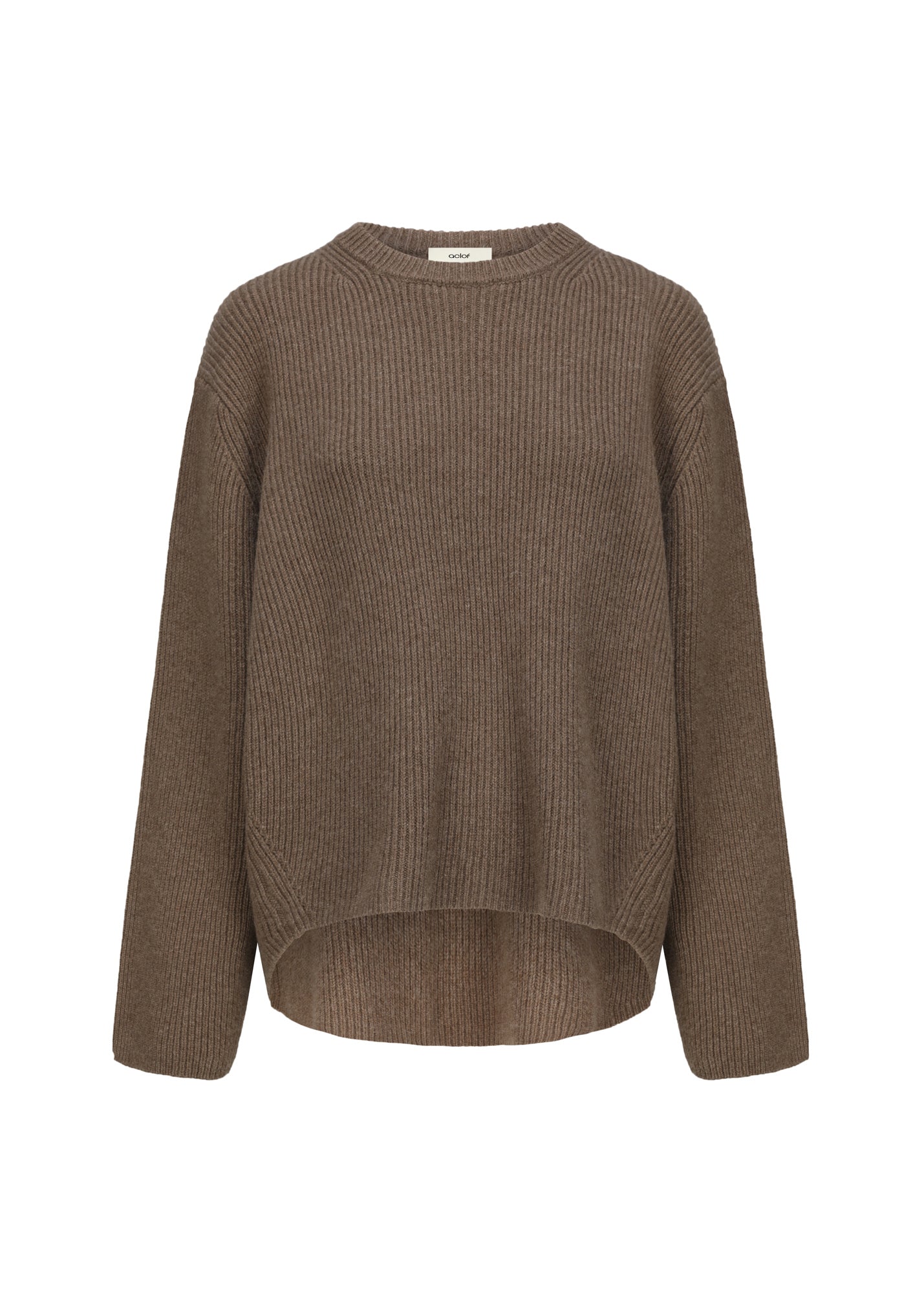 Curved Hem Sweater