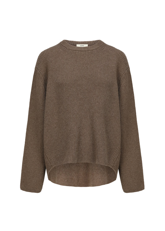 Curved Hem Sweater