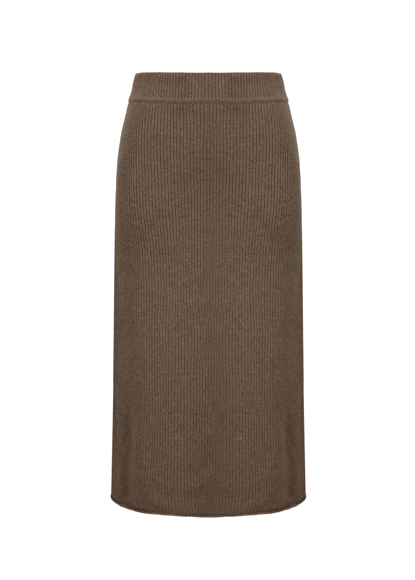 Cashmere Ribbed Skirt