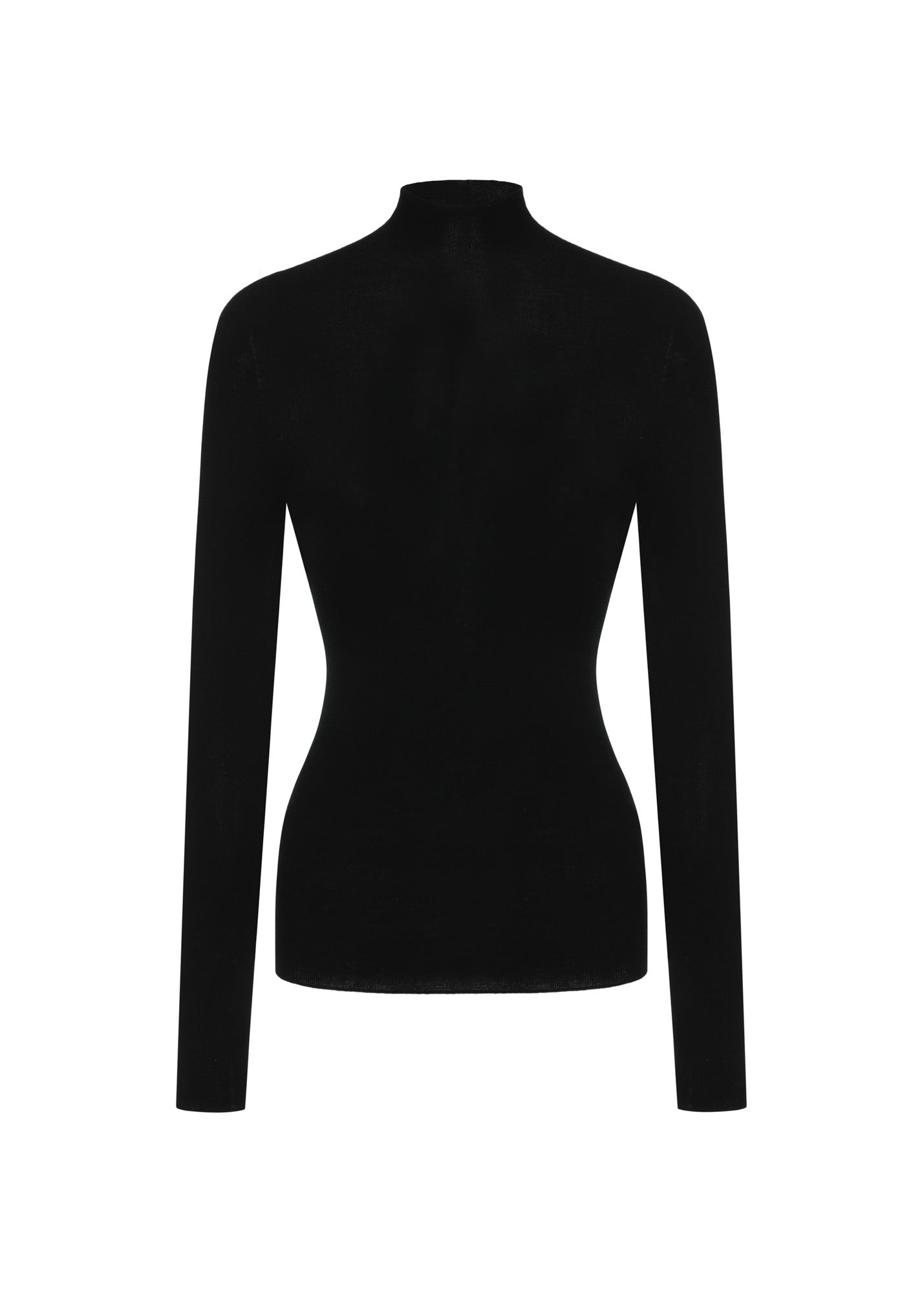 Turtleneck Wool Top