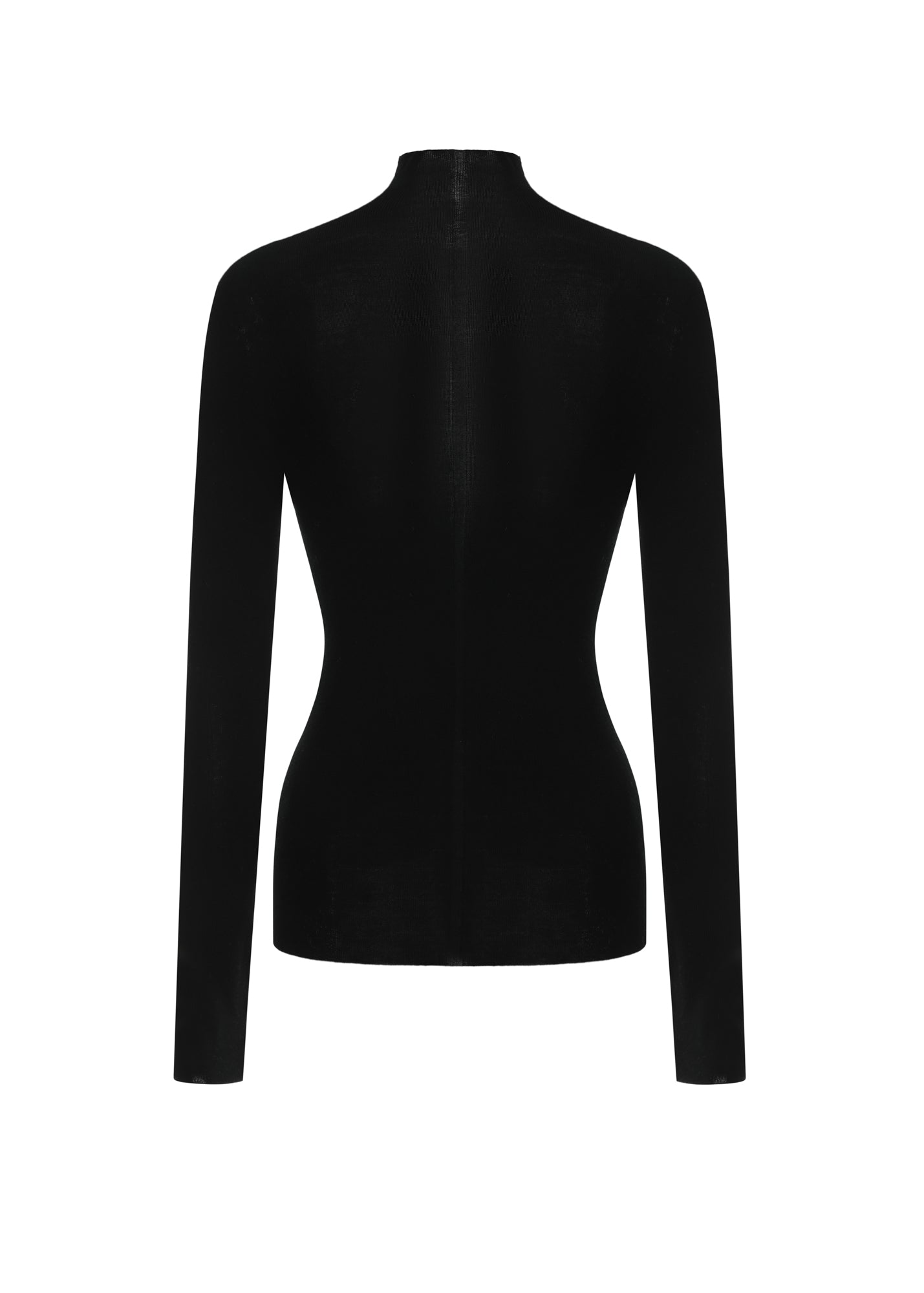 Turtleneck Wool Top