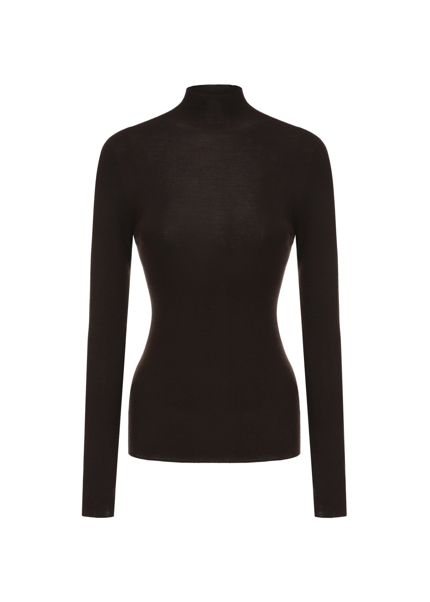 Turtleneck Wool Top