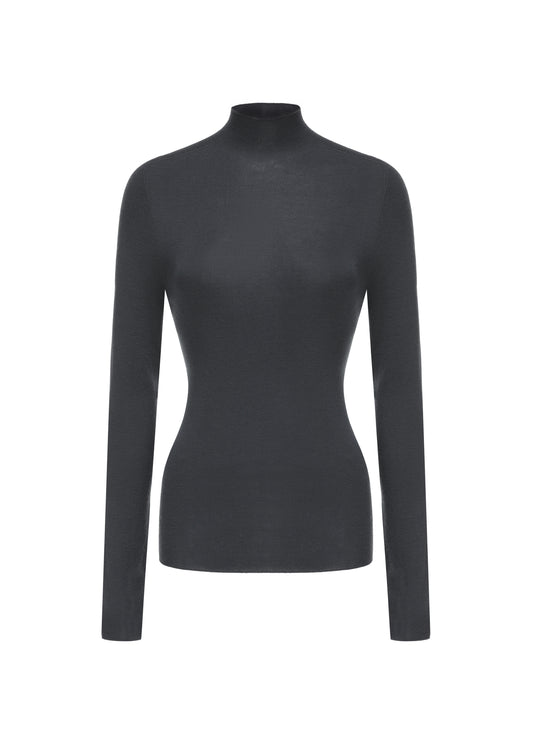 Turtleneck Wool Top
