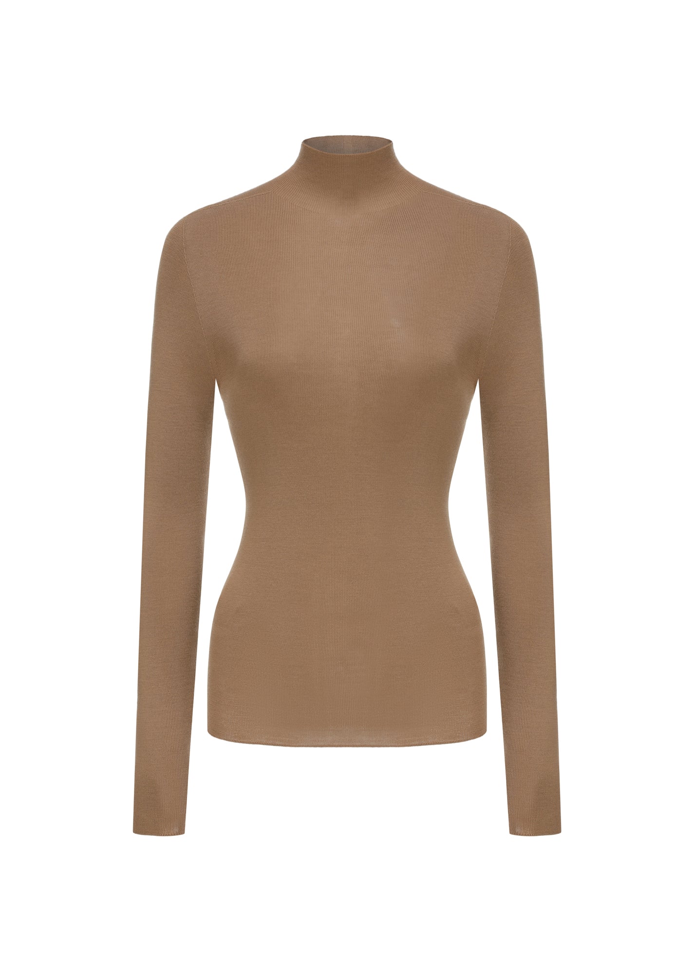 Turtleneck Wool Top