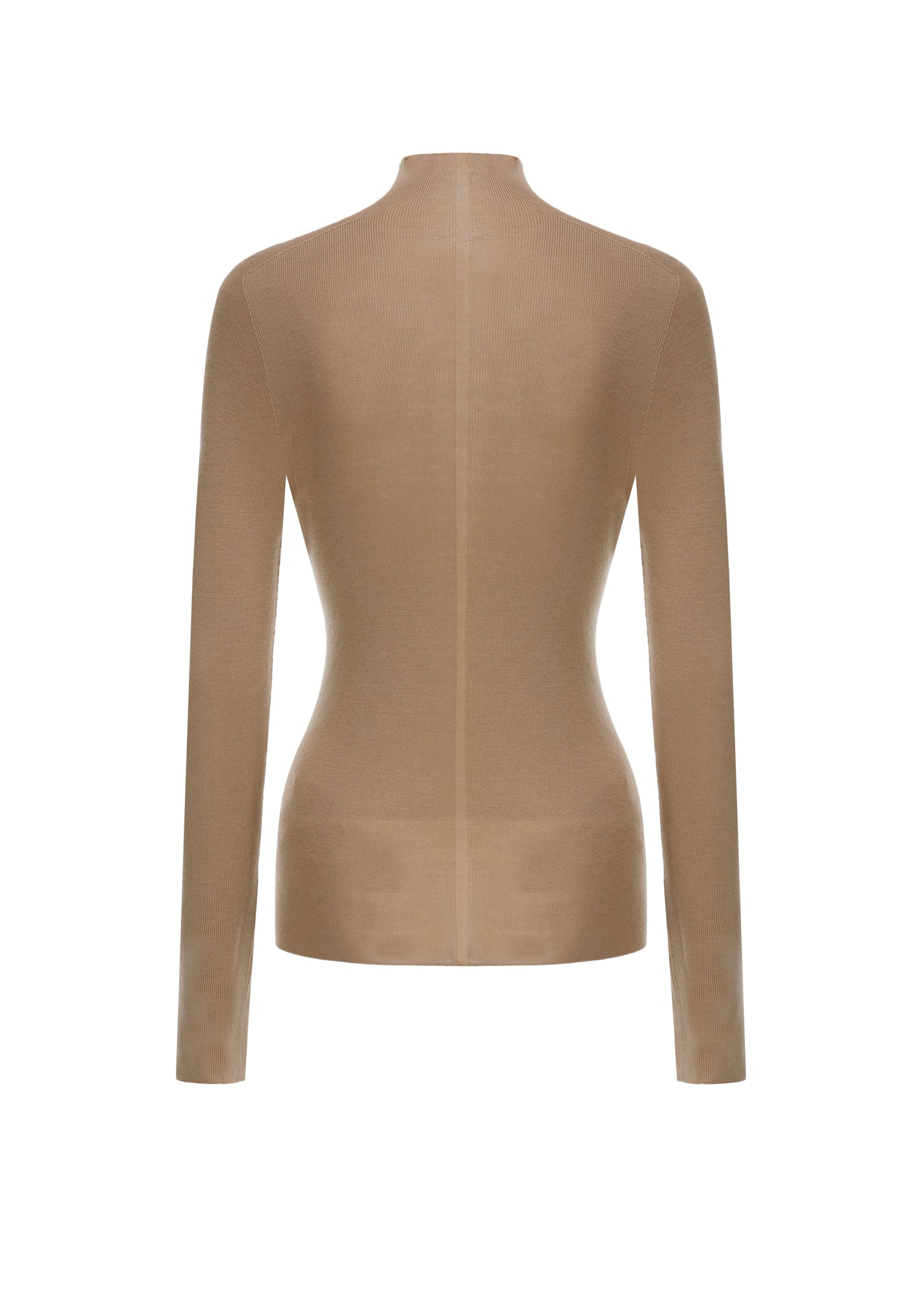 Turtleneck Wool Top