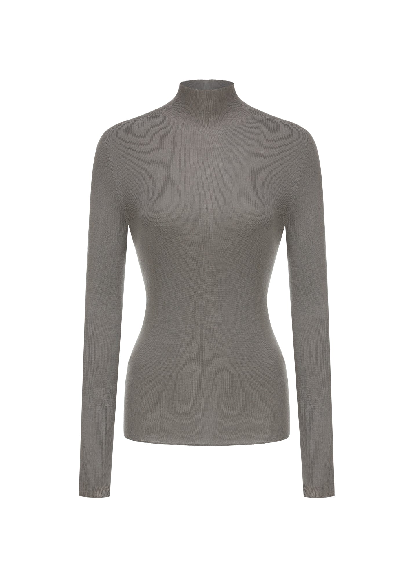 Turtleneck Wool Top