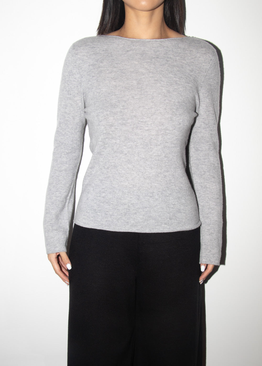 Round Neck Wool Top