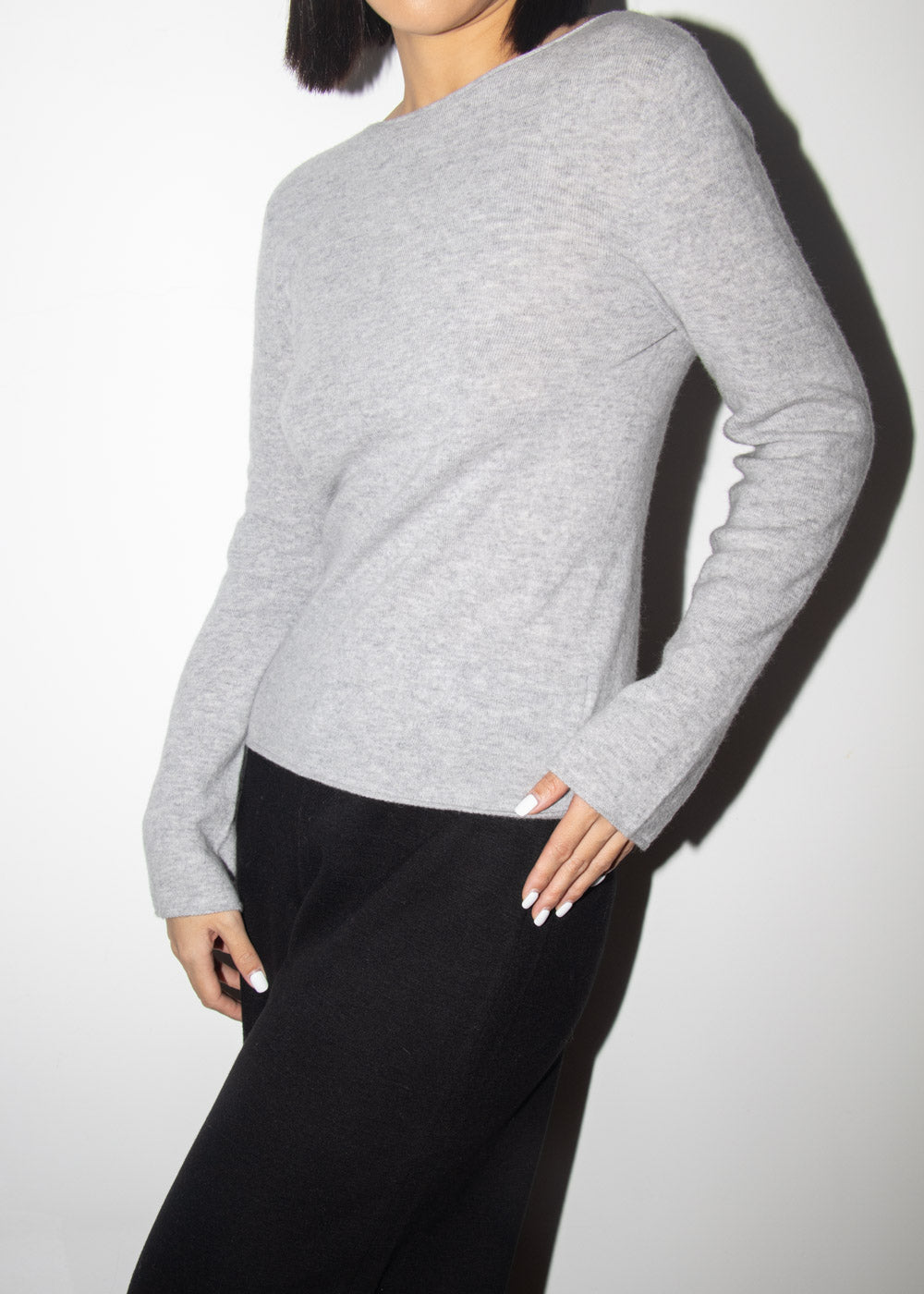 Round Neck Wool Top