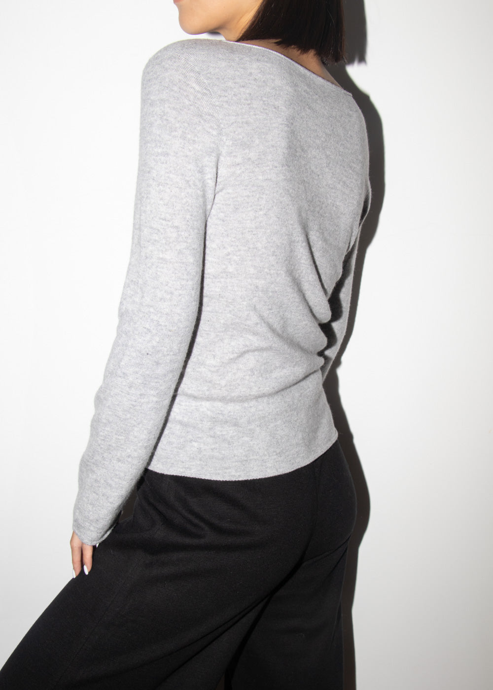 Round Neck Wool Top