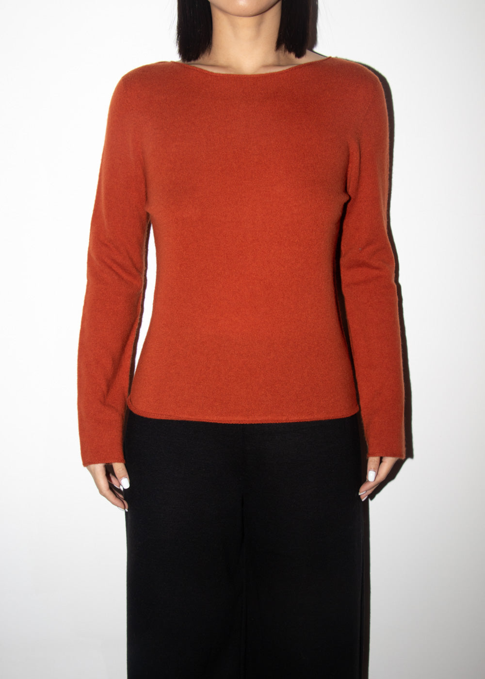 Round Neck Wool Top