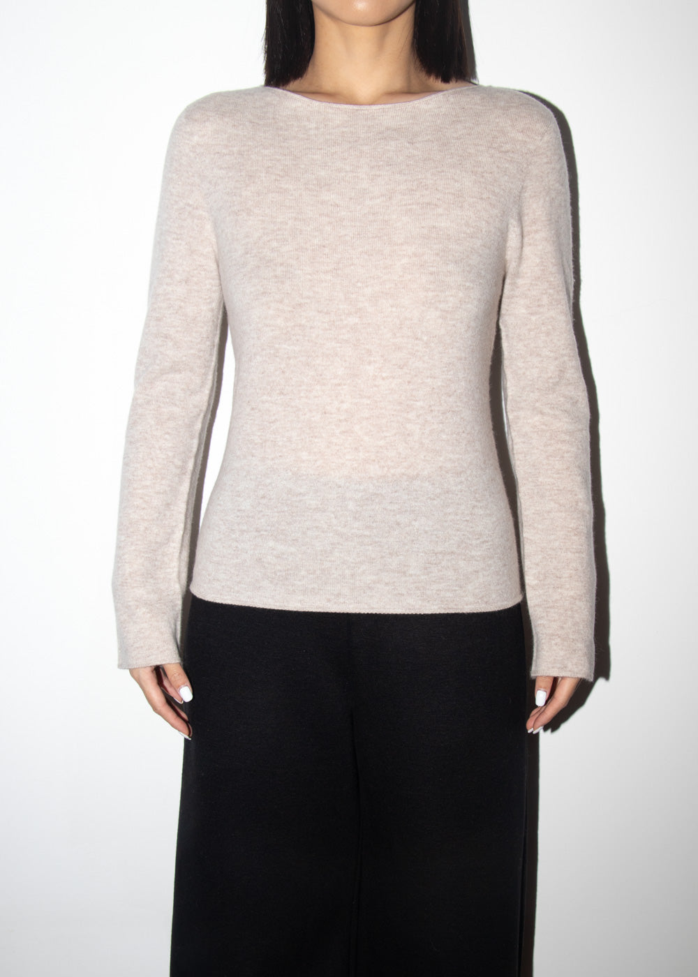 Round Neck Wool Top