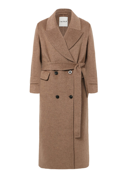 Celine Coat in Wool and Camel Hair