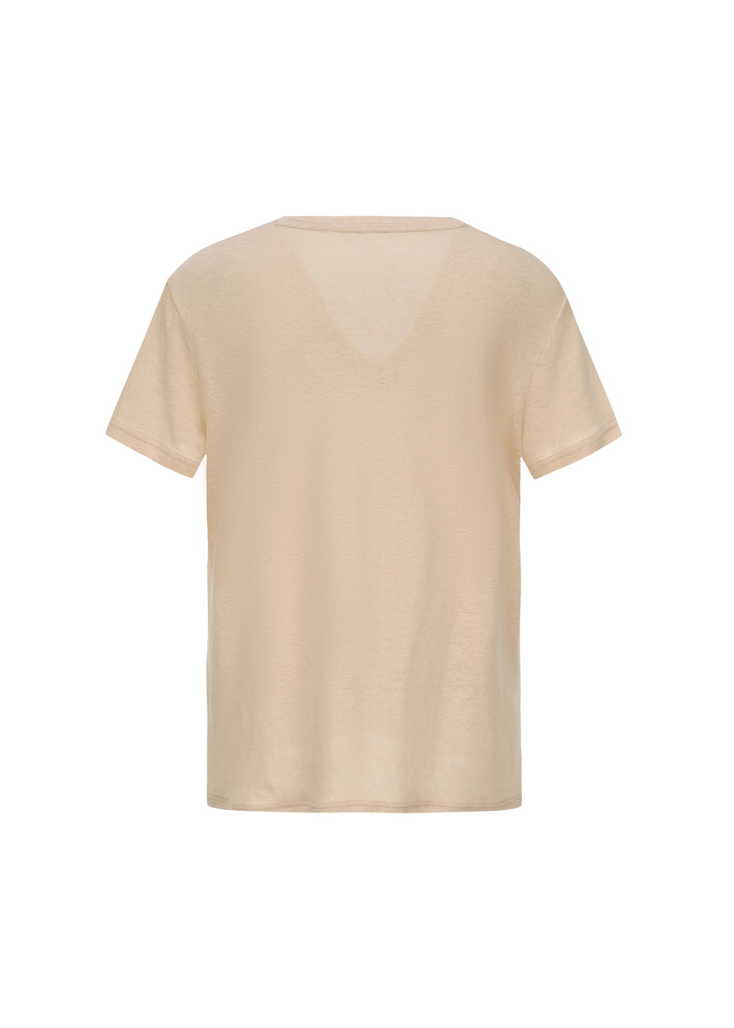 T-shirt en lin rosée