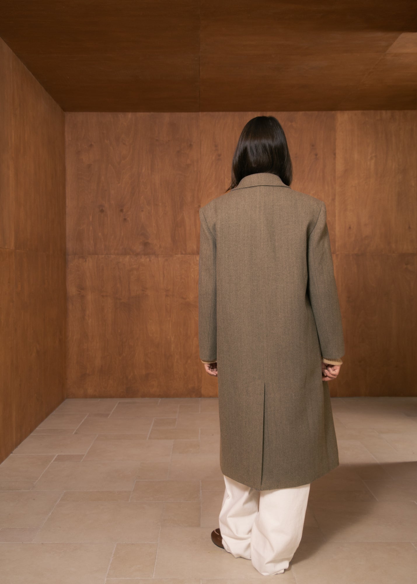 Giada Coat in Blended