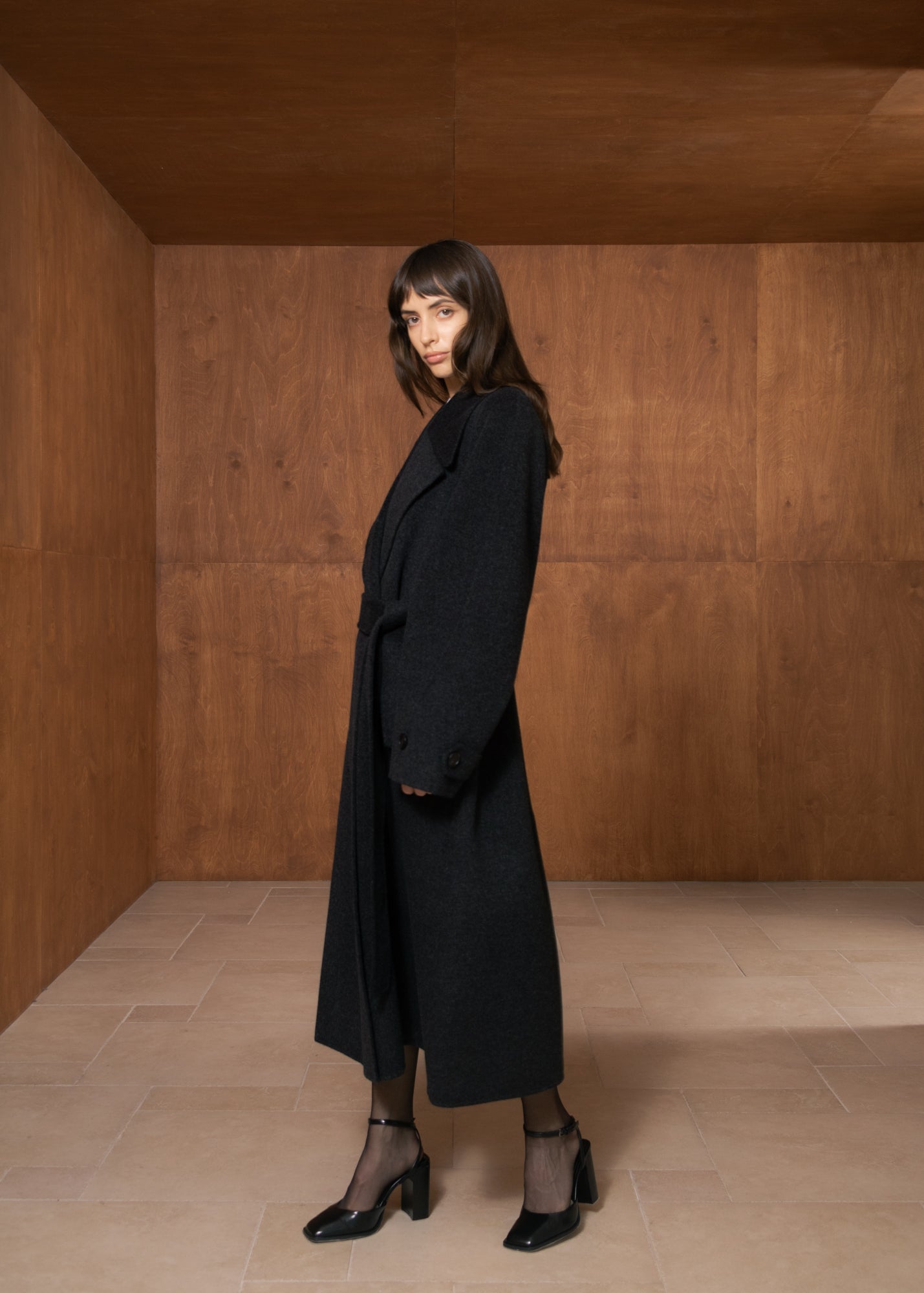 Isolde Coat in Wool