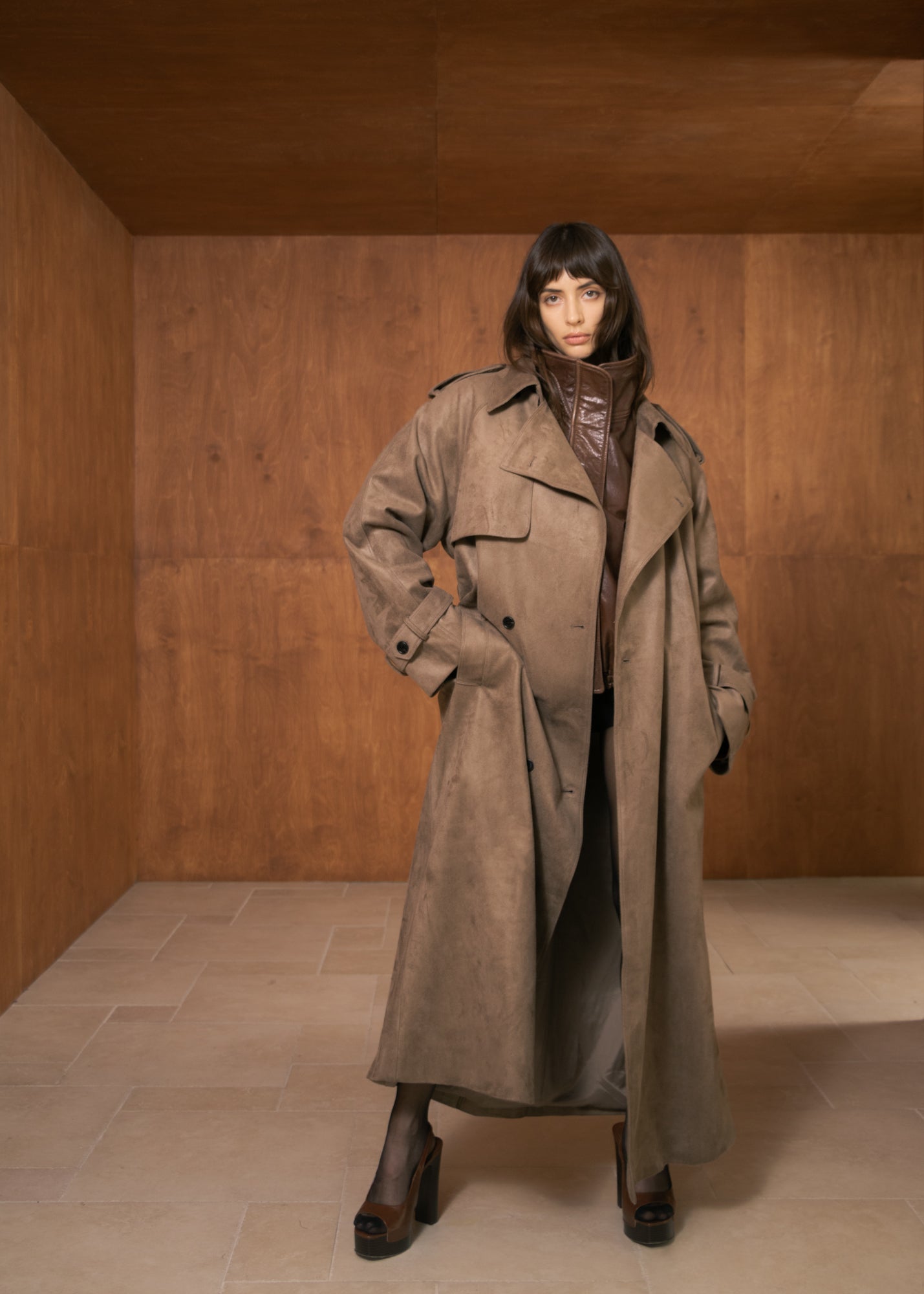 Venice Coat in Blended