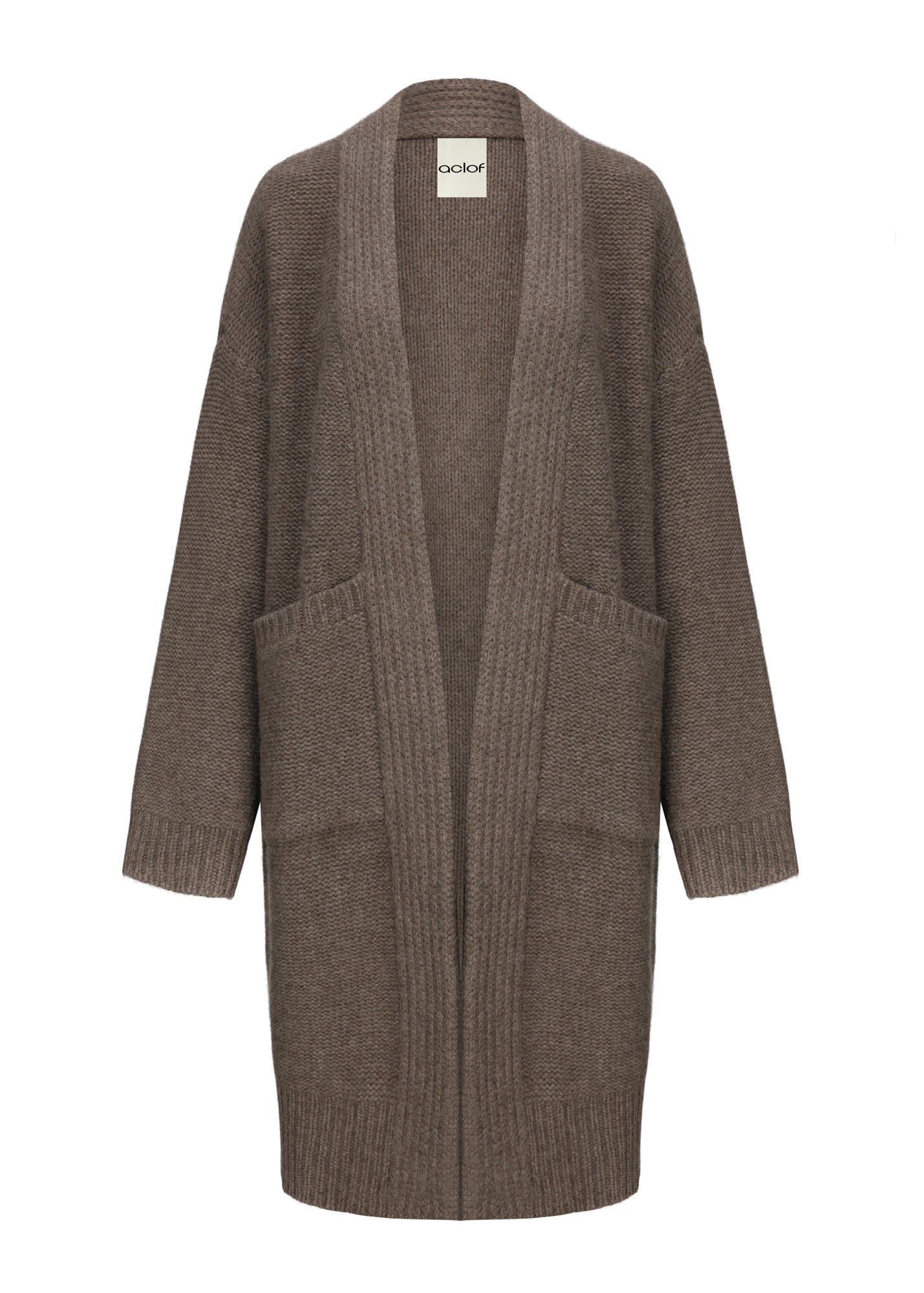 Robe-Style Yak Cardigan