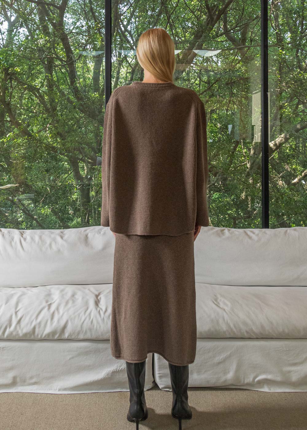 Pull ample en tricot
