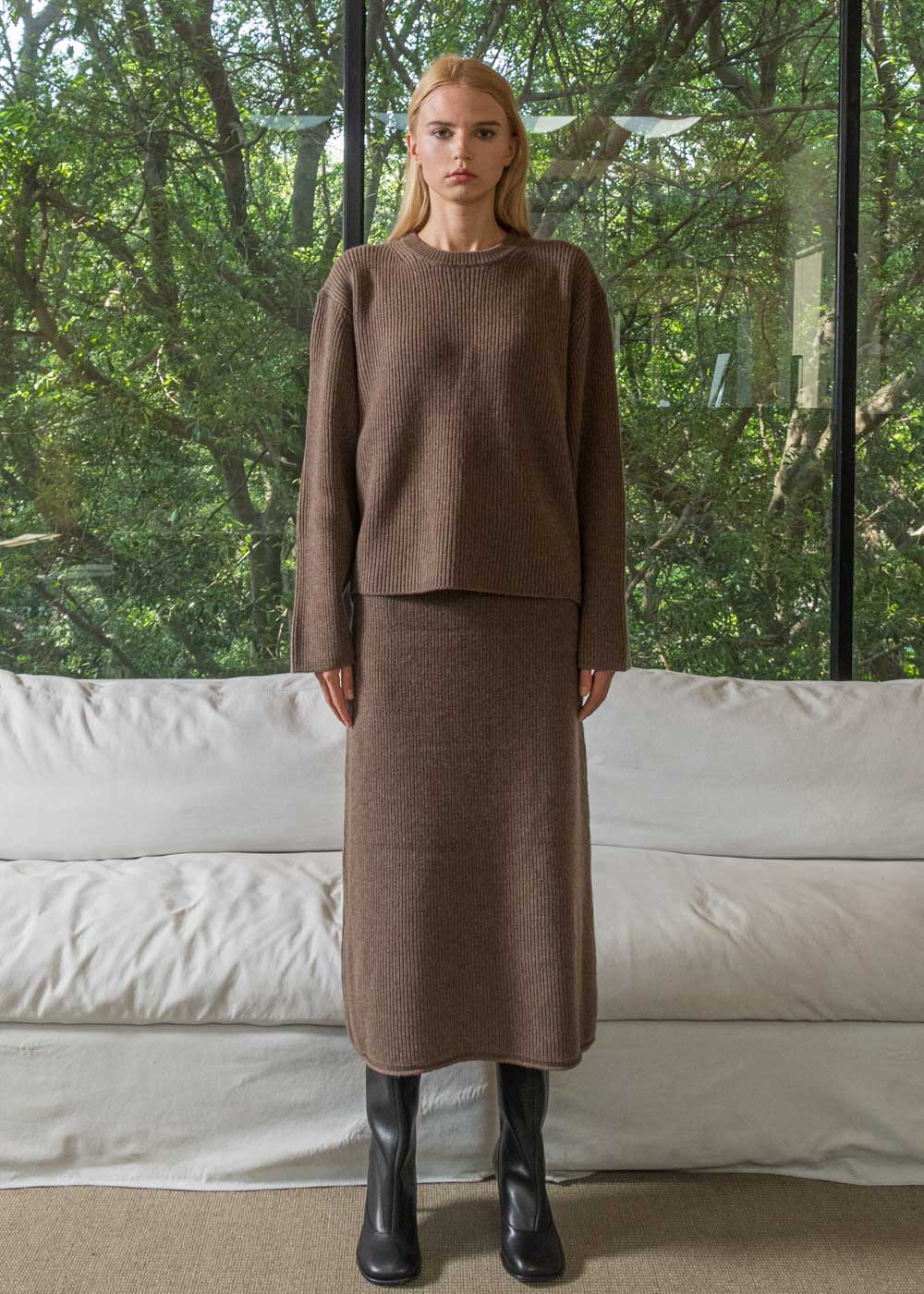 Pull ample en tricot