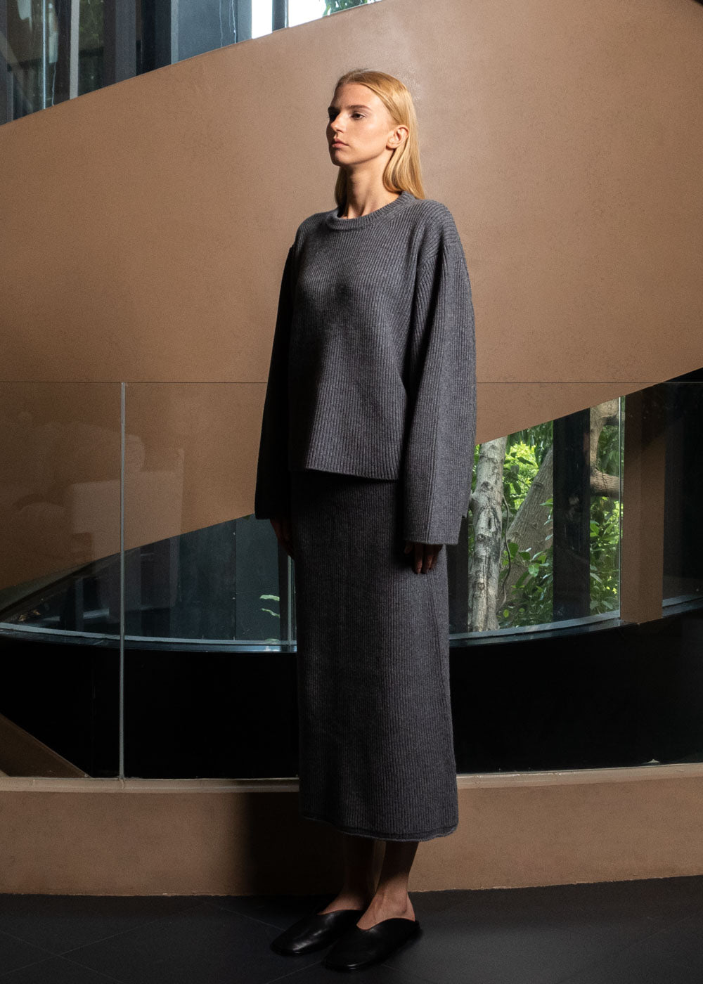 Pull ample en tricot